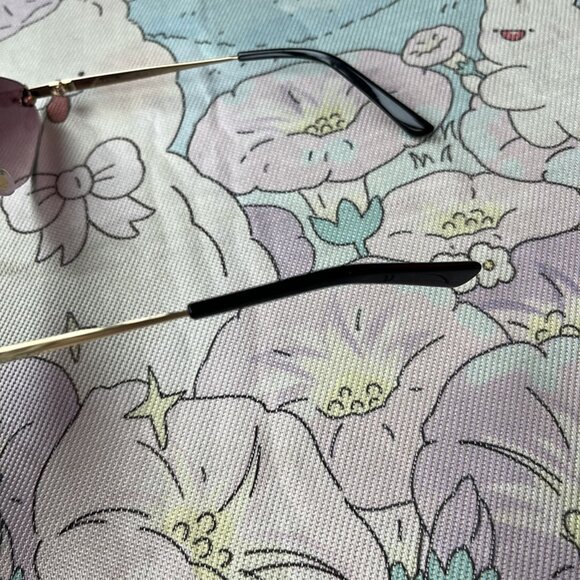 Cartier Purple Sunglasses with Black Temples - Picture 4 of 6